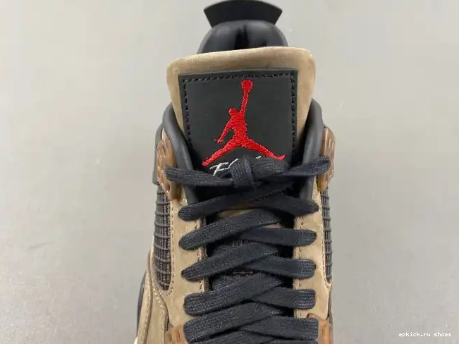 Rep Air Travis Scott Jordan x 4 TS AJ4-882335 Retro Brown 0521